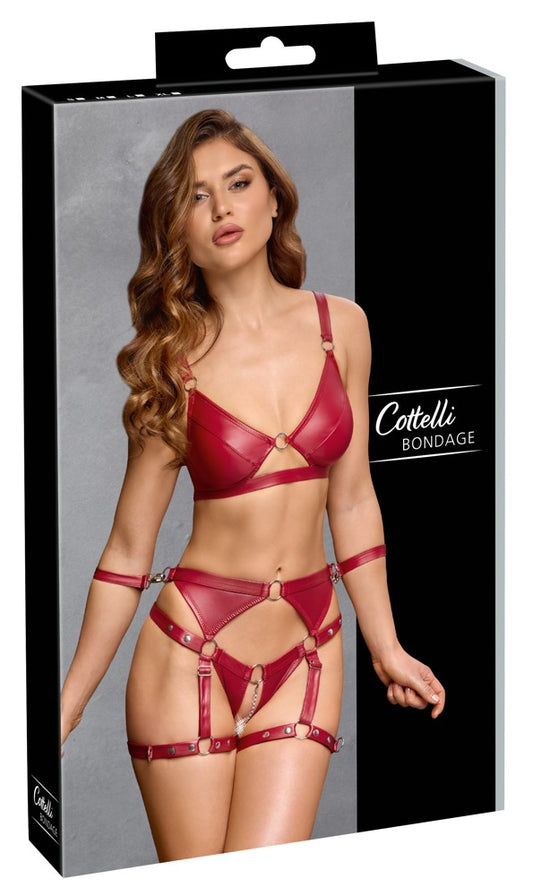 Cottelli Bondage BH und Slip Set