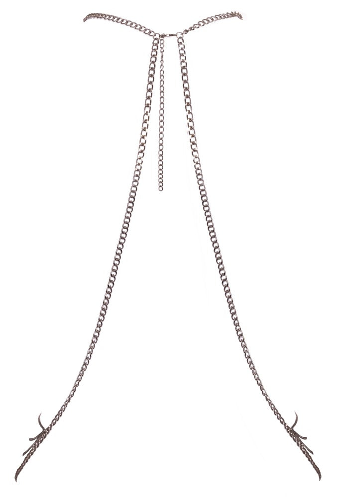 Cottelli Accessoires Silberne Körperkette