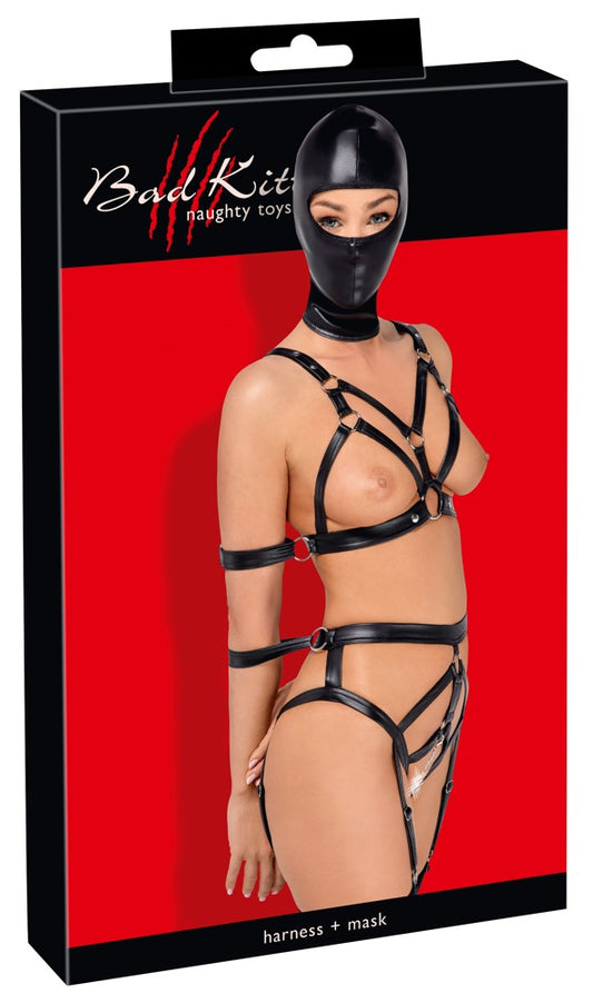 Bad Kitty Geschirr und Maske