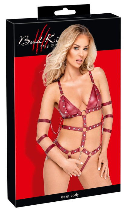 Body Bad Red Kitty Strap