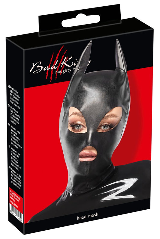 Bad Kitty Schwarze, enge Kopfmaske