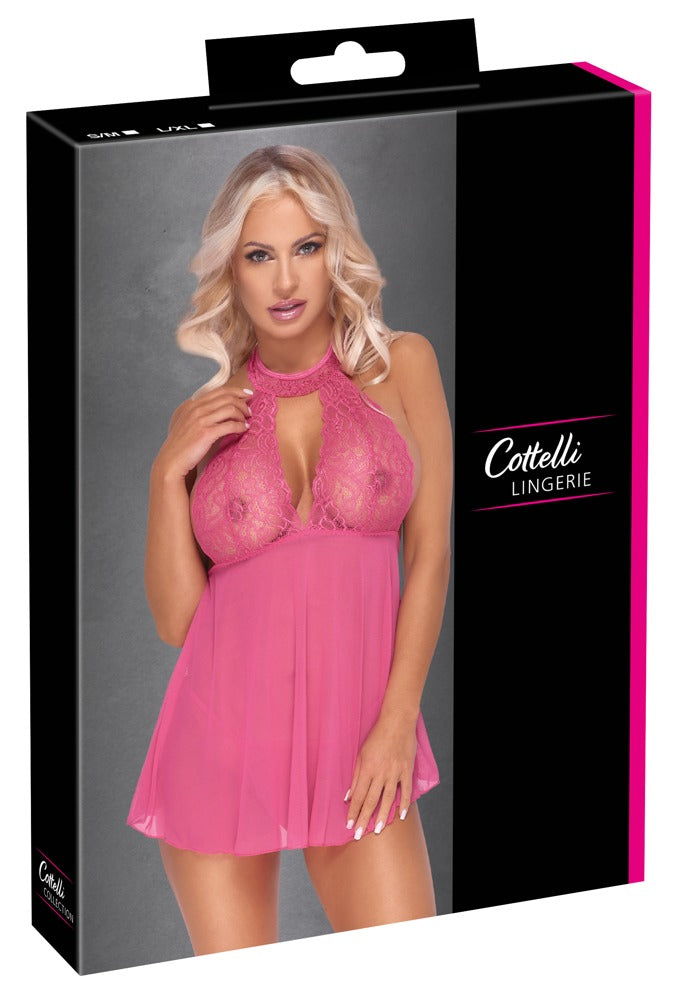 Cottelli Lingerie Rosa Nachthemd