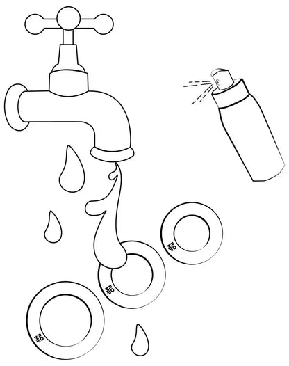 Set aus drei dehnbaren Ringen