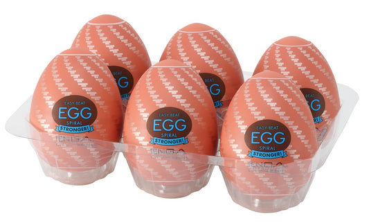Tenga Egg Spiral Stronger Masturbator 6-teilig