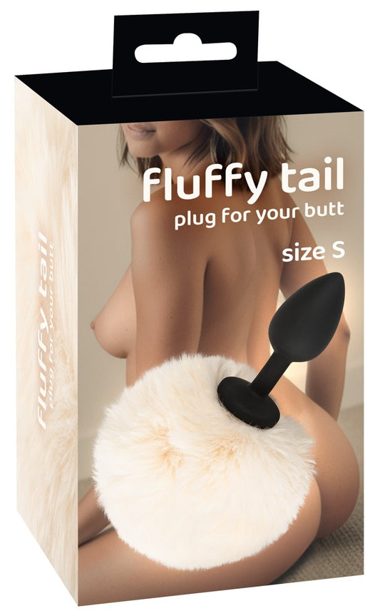 Flauschiger Schwanzplug weiß S You2Toys