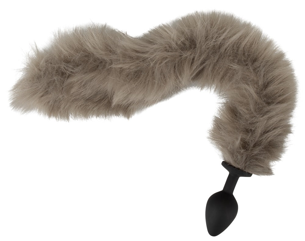 Flauschiger Schwanzplug grau You2Toys