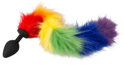 Flauschiger Schwanzplug Regenbogen You2Toys