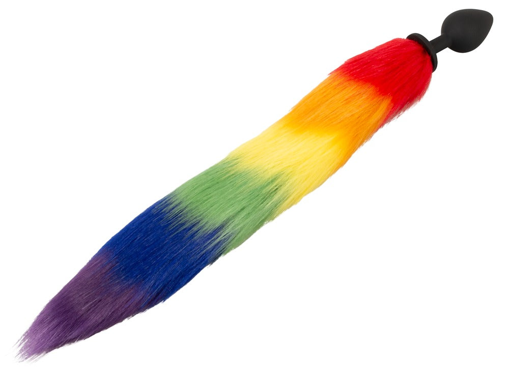 Flauschiger Schwanzplug Regenbogen You2Toys
