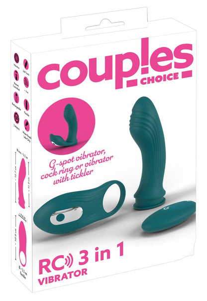 Couples Choice 3-in-1 RC-Vibrator