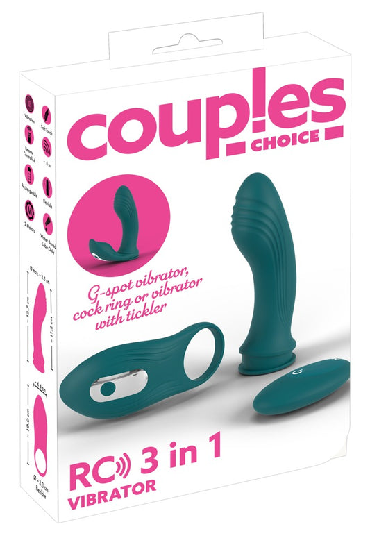 Couples Choice 3-in-1 RC-Vibrator