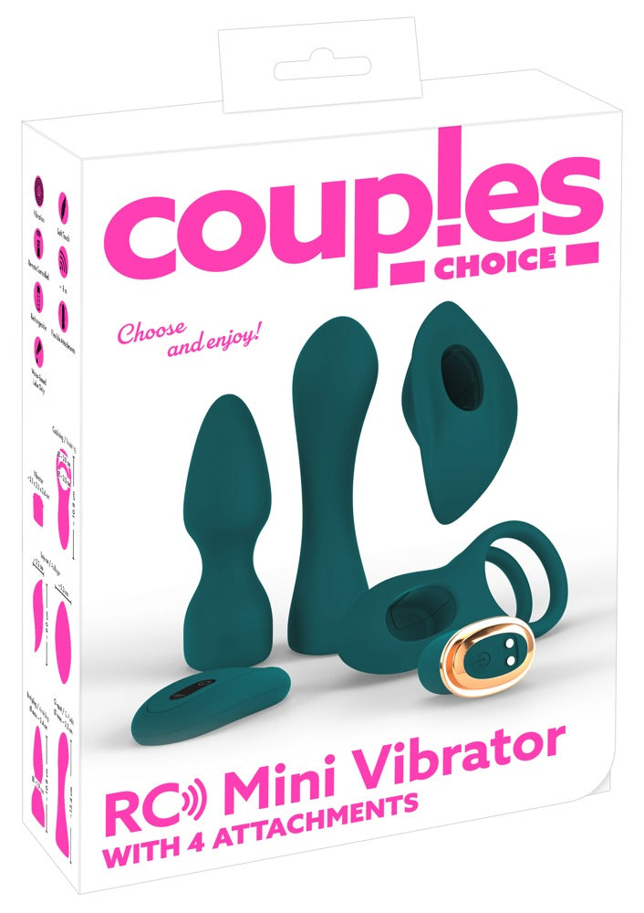 Couples Choice 5-teiliges RC-Mini-Vibrator-Set