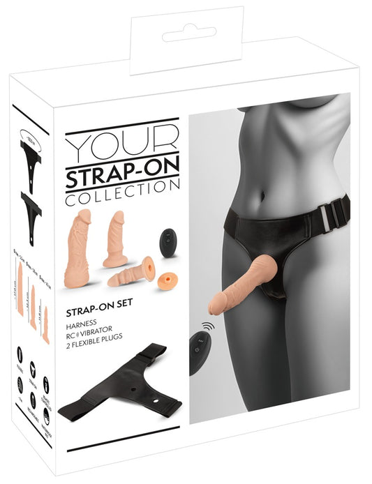 You2Toys 4-teiliges Strap-on-Dildo-Set