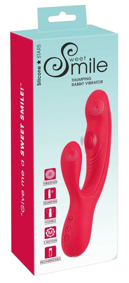 Sweet Smile – Klopfender Rabbit-Vibrator