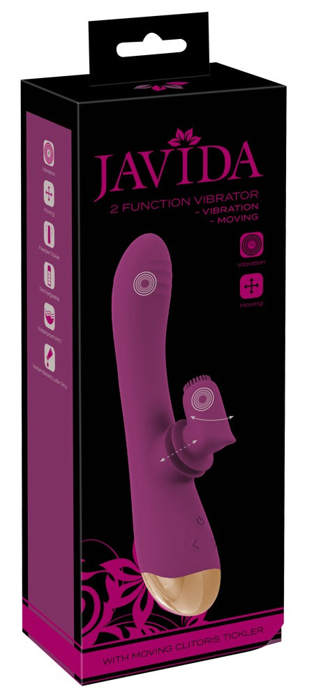 Javida 2-Funktions-Vibrator mit mobilem Klitoris-Teaser