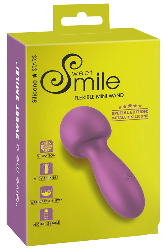 Sweet Smile Mini Wand Flexibler Vibrator