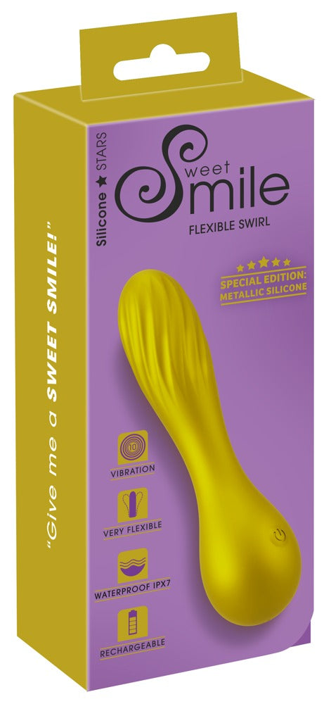 Sweet Smile Flexibler, praktischer Wirbel-Vibrator
