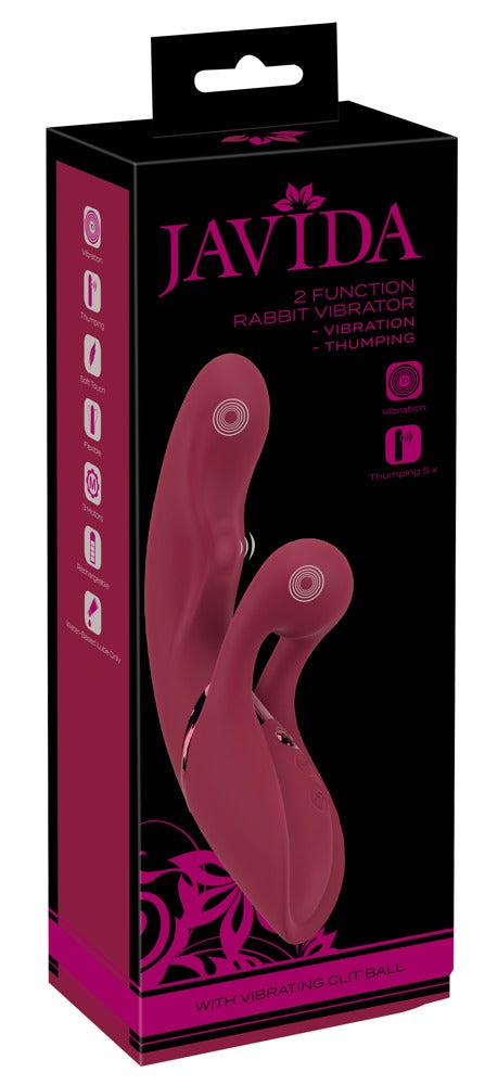Javida Rabbit-Vibrator mit 2 Funktionen