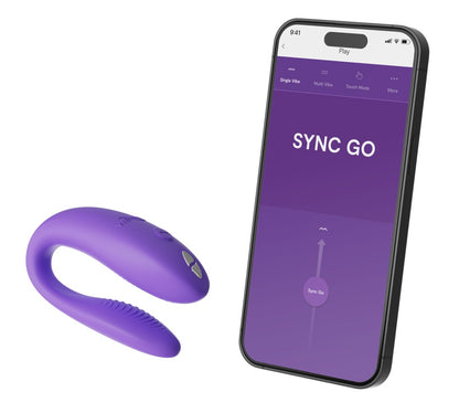 We-Vibe Sync Go Flexibler Paarvibrator Lila