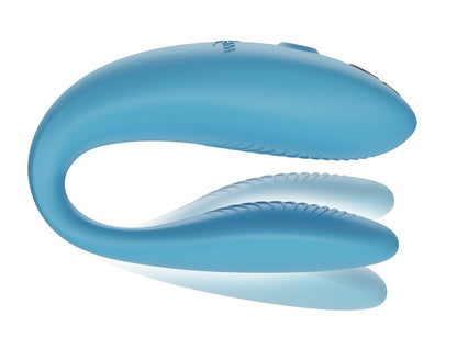 We-Vibe Sync Go Flexibler Paarvibrator in Türkis
