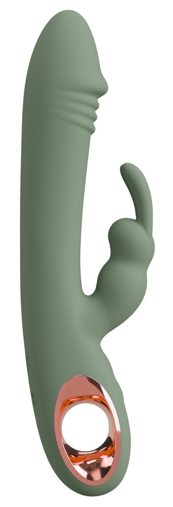 You2Toys Slim Rabbit Olive Doppelvibrator