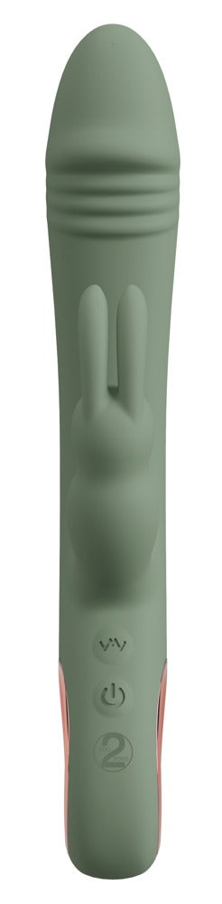 You2Toys Slim Rabbit Olive Doppelvibrator