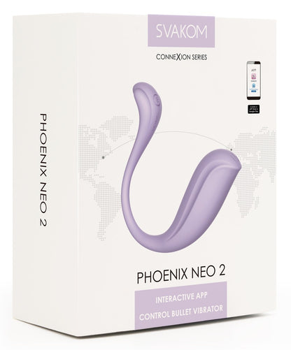 Phoenix Neo 2 Vibro-Ei von SVAKOM lila