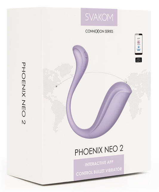 Phoenix Neo 2 Vibro-Ei von SVAKOM lila