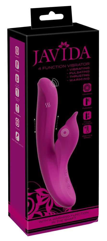 Javida Handlicher Vibrator mit 4 Funktionen