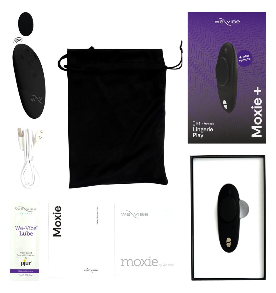We-Vibe Moxie+ Vibrator in Schwarz