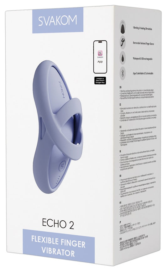 SVAKOM Echo 2 Leichter flexibler Vibrator