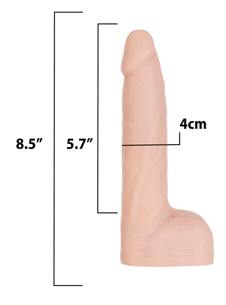 Stoßender Penis von Naked Addiction, 21,6 cm